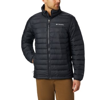 Columbia Powder Lite Insulated, Chamarras Negros Para Hombre | 657320-IAX